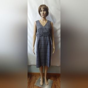 Sag Harbour Grey Plaid Dress  Size 12P